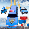 US Police Quad Bike: Mega Ramp Car Stunts Racing
