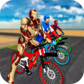 Superheroes BMX Bicycle Stunts: Tricky Missions
