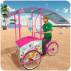 Beach Ice Cream Delivery Boy