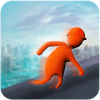 Fun Dash Run Human Fall : Parkour Sim Flat