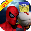 Spiderman Fighting Spongebob & Heroes加速器