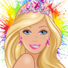 Miss Barbie princess - color book