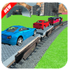 Car Cargo Train Transport 3D