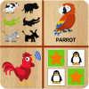 Animal Games (Puzzle, Memory, Sounds And Names)