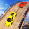 Mega Ramp Impossible - Chained Cars Jump