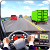 In Truck Driving Highway Race Simulator