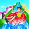 Water Slide Downhill Park Rush