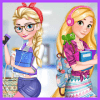 ❄ College Girls Princess Makeup Dress up Game ❤