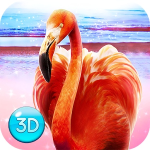 Wild Pink Flamingo Life Simulator