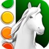Horse Coloring Book 3D加速器