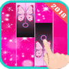 Piano Butterfly Pink Tiles 2018