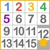 Classic Sliding puzzle 2018. Simple Game 15 Puzzle