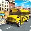 Kids Bus : High School Transport Driving Game 3D