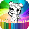 Coloring Book for Dolls surprise