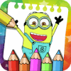 Coloring Minion Book Pages