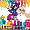 Coloring My Little Pony Equestria Girls for fans加速器