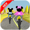 mickey bike minnie world