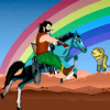 Rainbow unicorn run 2-ninja bahubali & zombie 3