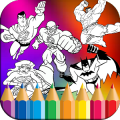 coloring book Super Heros free
