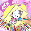 Pour enfants : Coloriage Hello Kitty 2018加速器