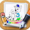Paw Patrol coloring book by fans