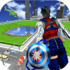 Captain Superhero Flying Robot Survival Mission