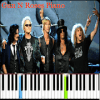 Gun N Roses Piano Game 'Sweet Child O Mind'