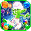 Smurf Bubble Space - Village Pop Shooter