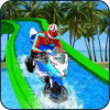 Bike Water Slide Tricky Stunts