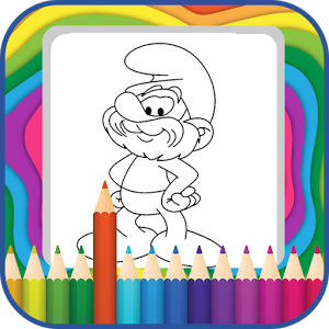 Cartoon Smurf Colouring加速器