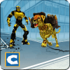 Futuristic Robot Car Transforming Cheetah Battle