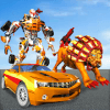 Ultimate Wild Lion Robot: Car Robot Transform Game