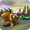 Robot Car Transforming Rhinoceros Wild Rhino Games