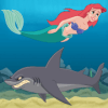 Mermaid Ariel Shark Attack