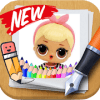 Surprise dolls app coloring page by fans加速器