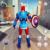 Iron Captain Superhero Rescue Flying City