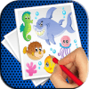 Coloring book : sea animals加速器