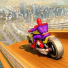 Super Hero Bike Mega Ramp Impossible Stunts Racing加速器