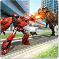 Robot vs Dinosaur Rampage : Dinosaur Hunting Games