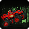 New Blaze Monster Truck Machine Race 2018