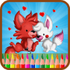 Foxy And mangle Coloring