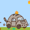 Pusheen Car Nice Day