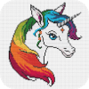 Unicon Color by Number-Pixel Art - Book Sandbox