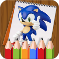 How to color Sonic Hedgehog加速器