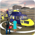 警察直升机游戏：飞行模拟器救援