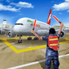Airplane Pilot Parking Duty : Airplane Marshaling