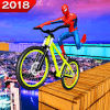 Superhero Impossible BMX Stunt Racer Freestyle 3D