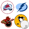 Hockey Logo Color By Number - Pixel Art