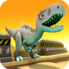 Jurassic Dino: Blue Raptor Trainer Race Game