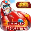 3D Hero Drift - Car Transfrom Racing